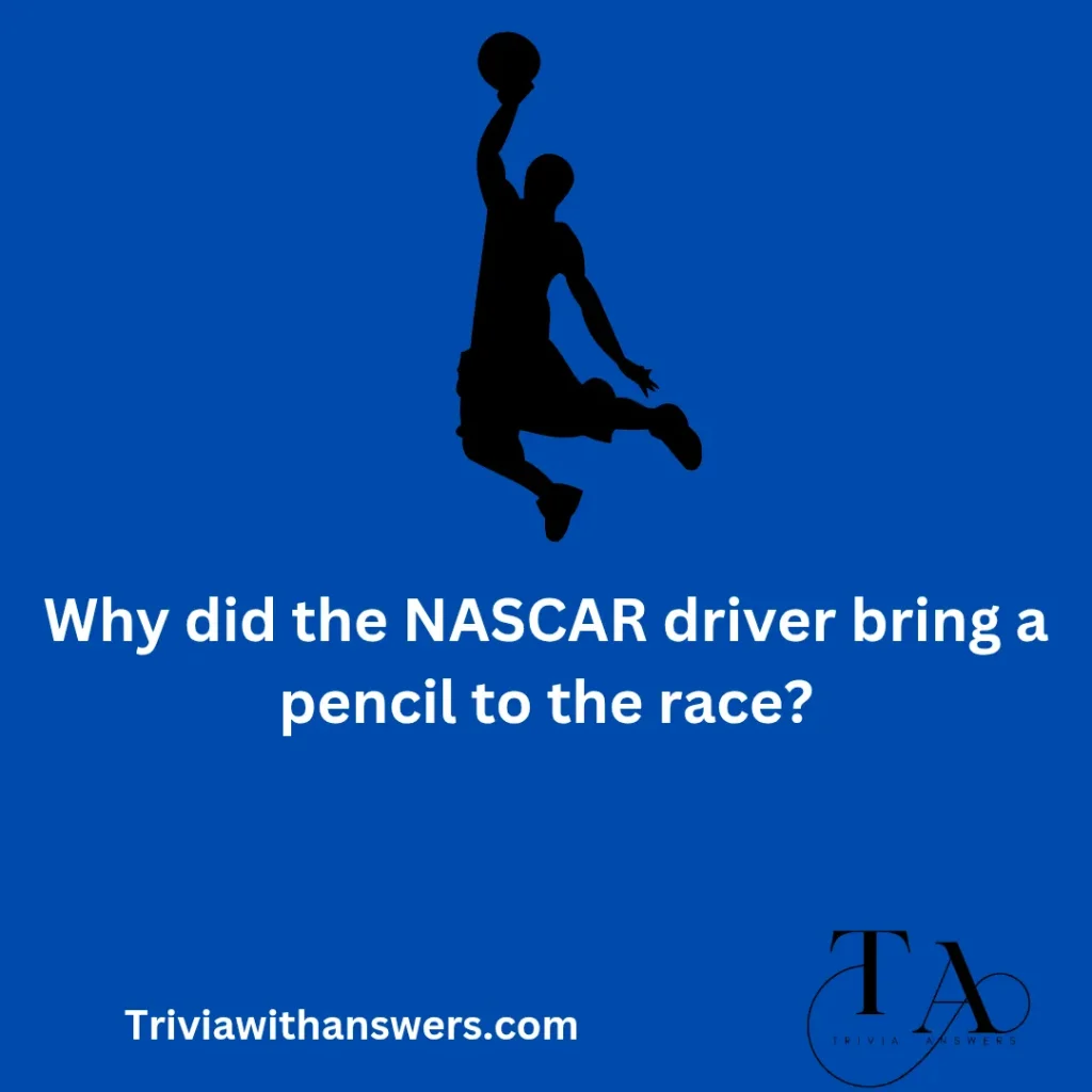 "NASCAR Basketball Trivia Questions and Answers"