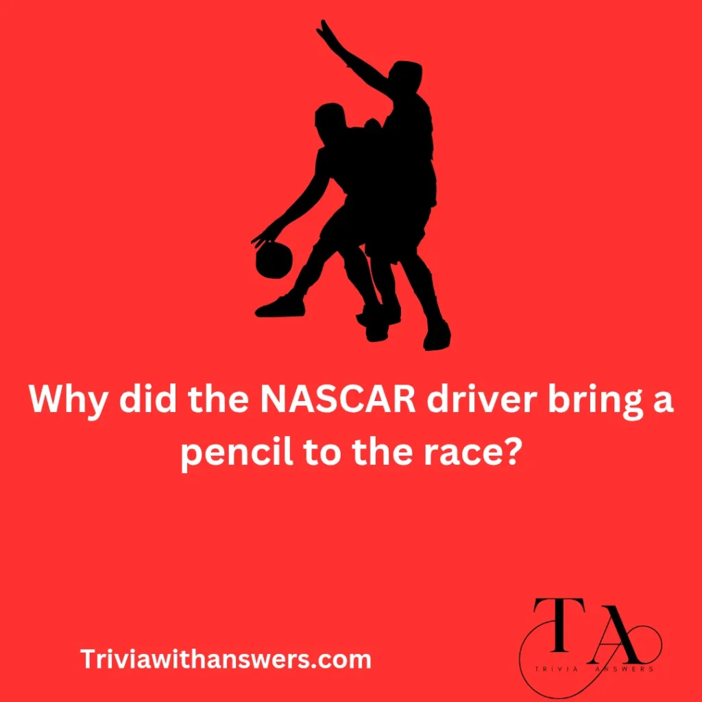 "NASCAR Basketball Trivia Questions and Answers"