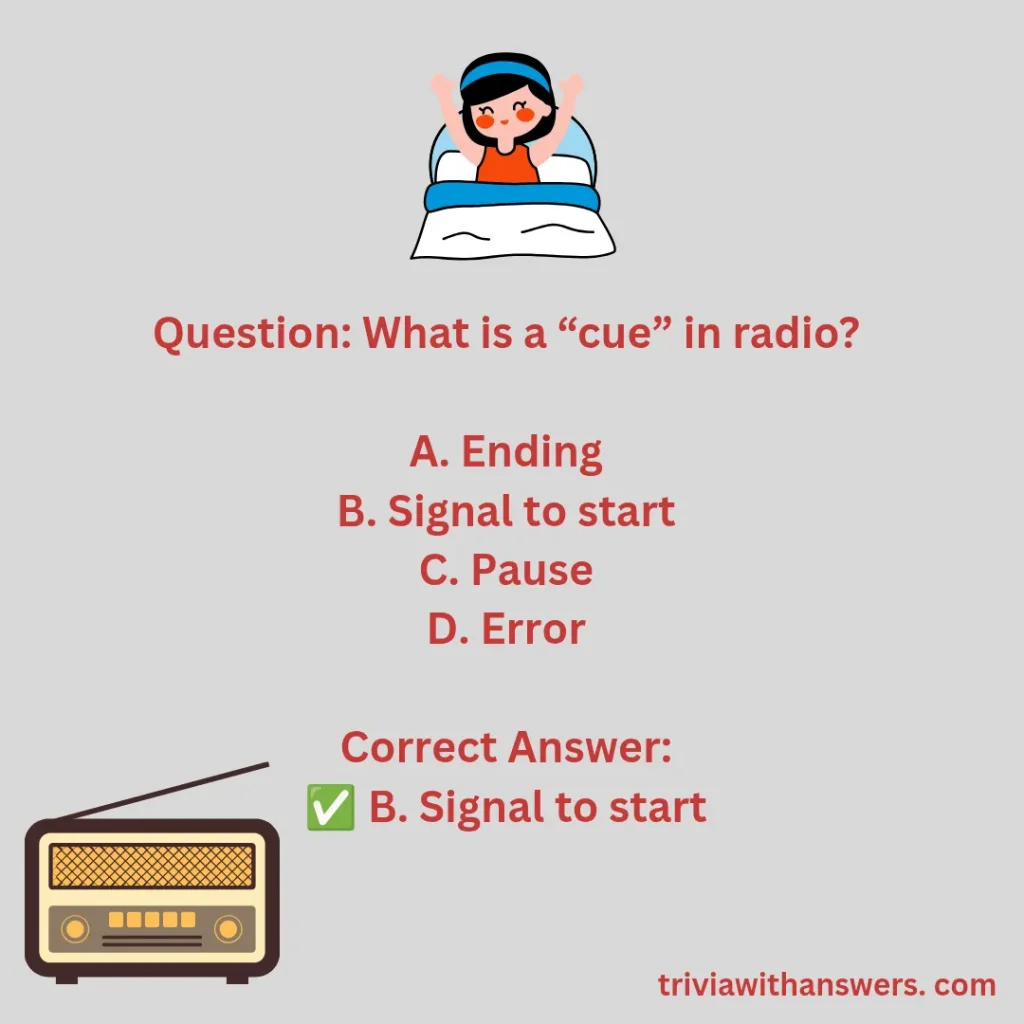 "Daily Radio Trivia Questions and Answers"