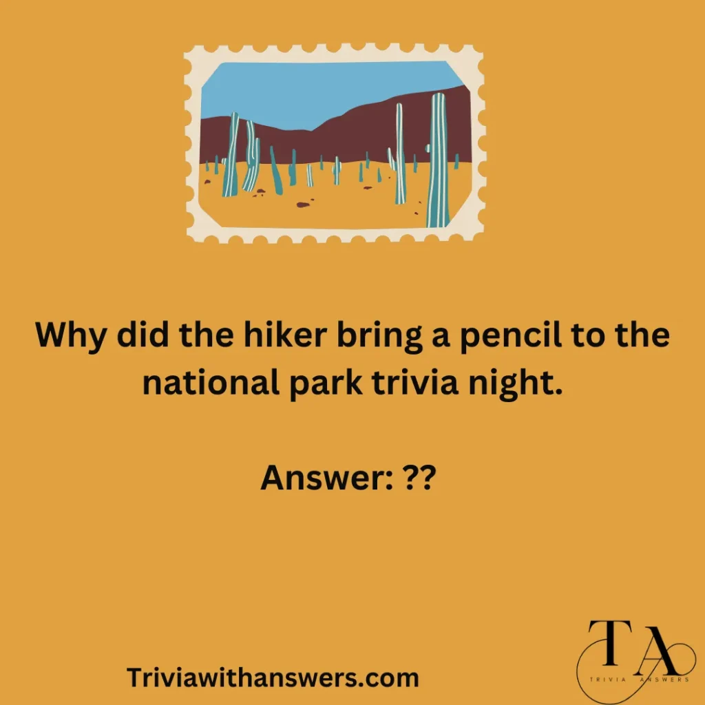"National Park Trivia Questions And Answers"