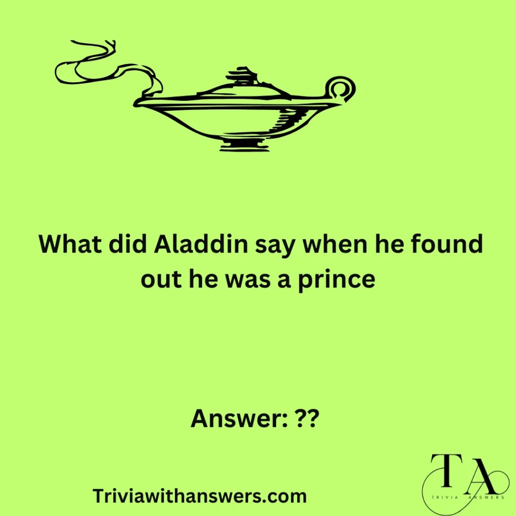 "Why did Aladdin refuse to play cards"