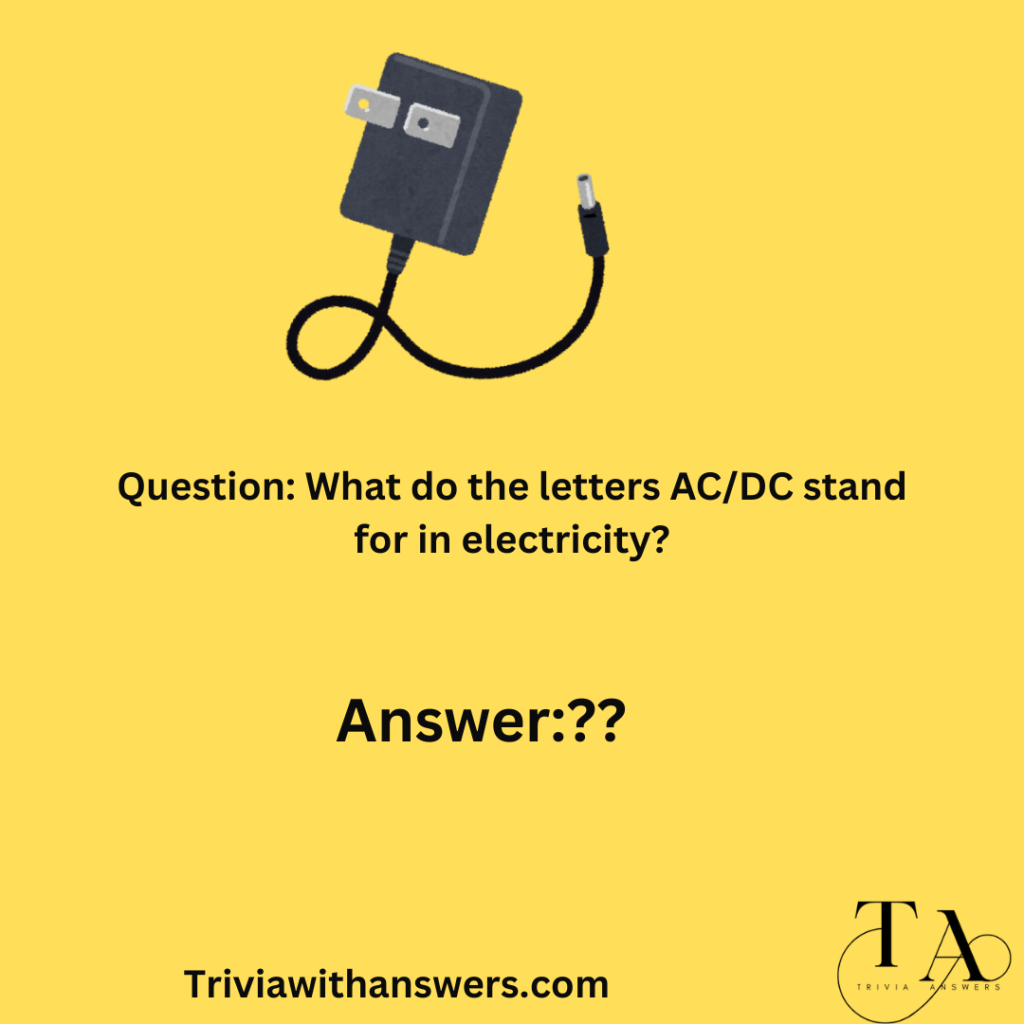 " Electrifying AC DC Trivia Questions And Answers"