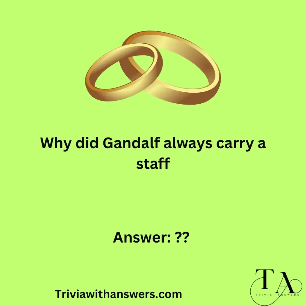 "Lord Of The Rings Trivia Questions And Answers"
