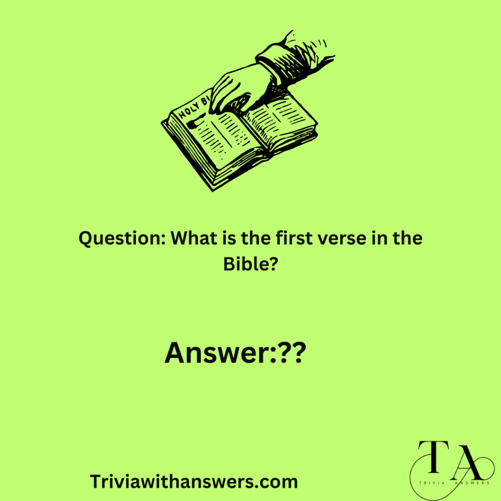 "Kjv Bible Quiz Questions and Answer"