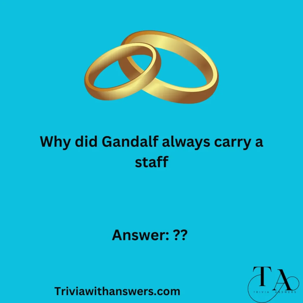 "Lord Of The Rings Trivia Questions And Answers"