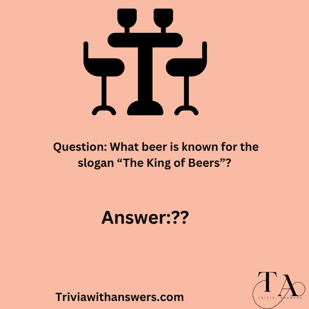 "Barstool Trivia Questions and Answers"
