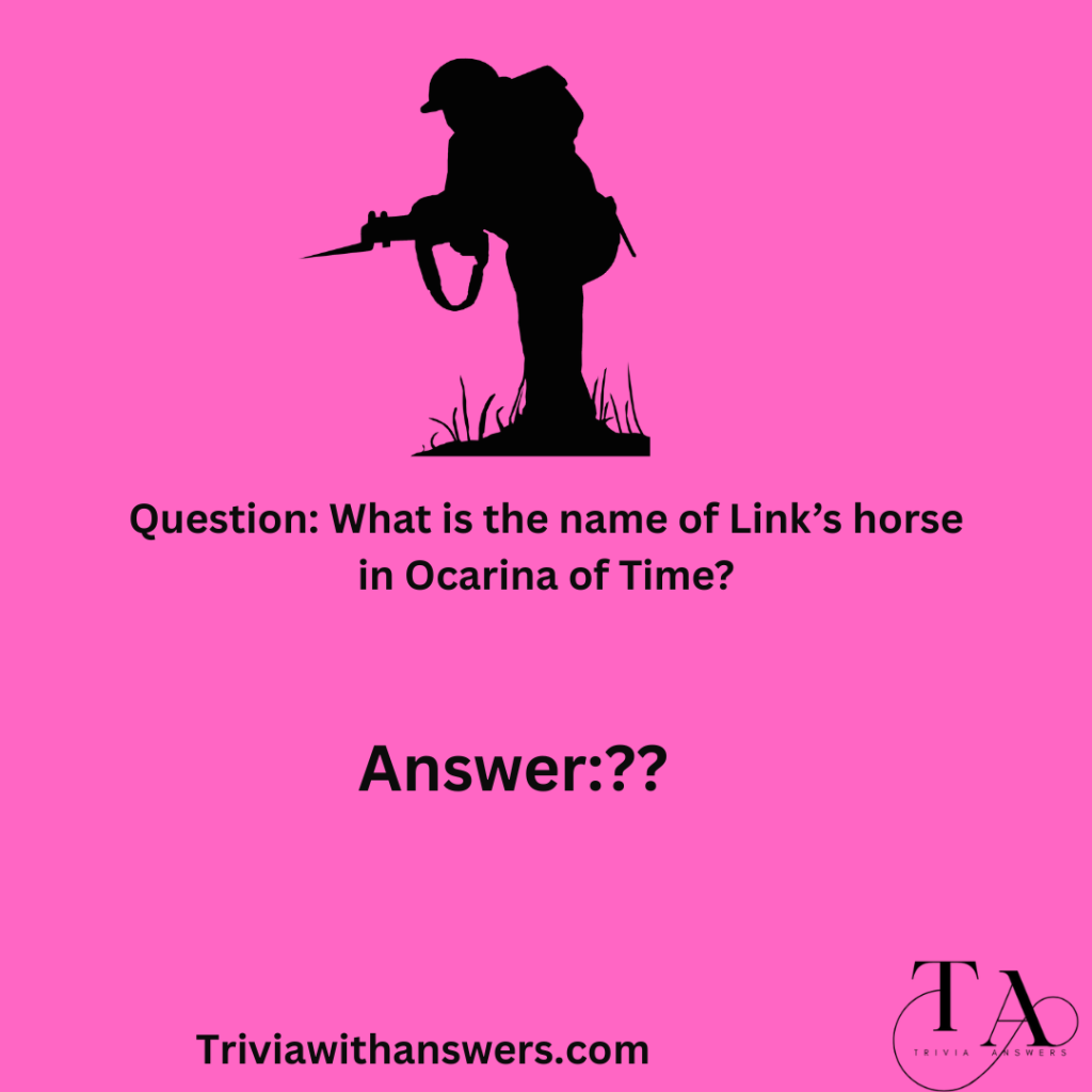 "Zelda Trivia Questions and Answers"
