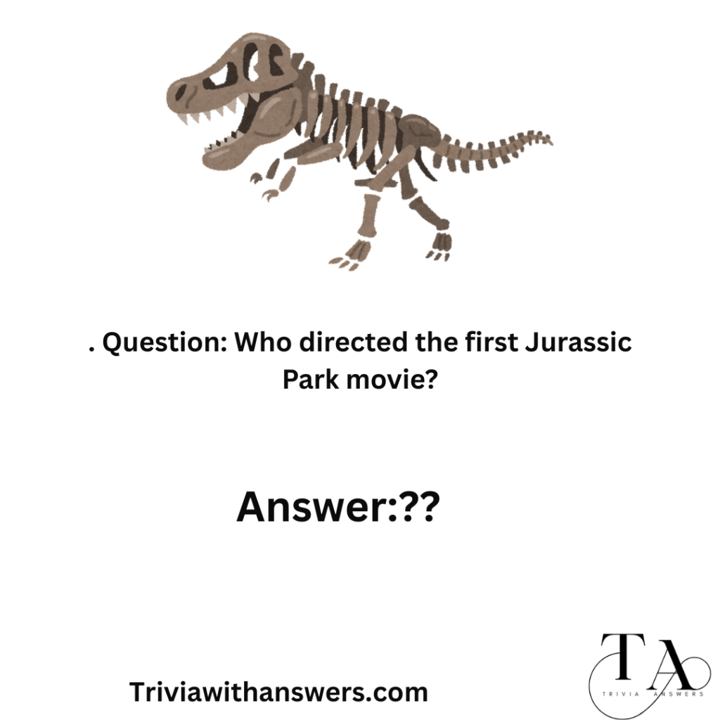 "Jurassic Park Trivia Questions and Answers"