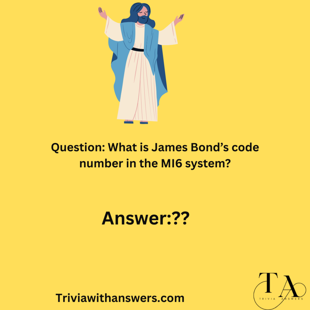 "James Bond Questions and Answers"