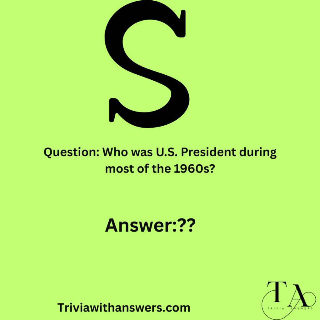 "1960s Trivia Questions and Answers"