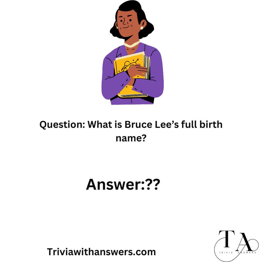 "Best Bruce Lee Trivia Questions Answers"