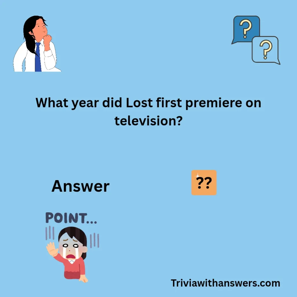 "Lost Trivia Questions"