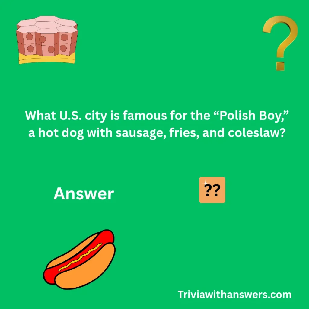 "Hot Dog Trivia Questions and Answers"