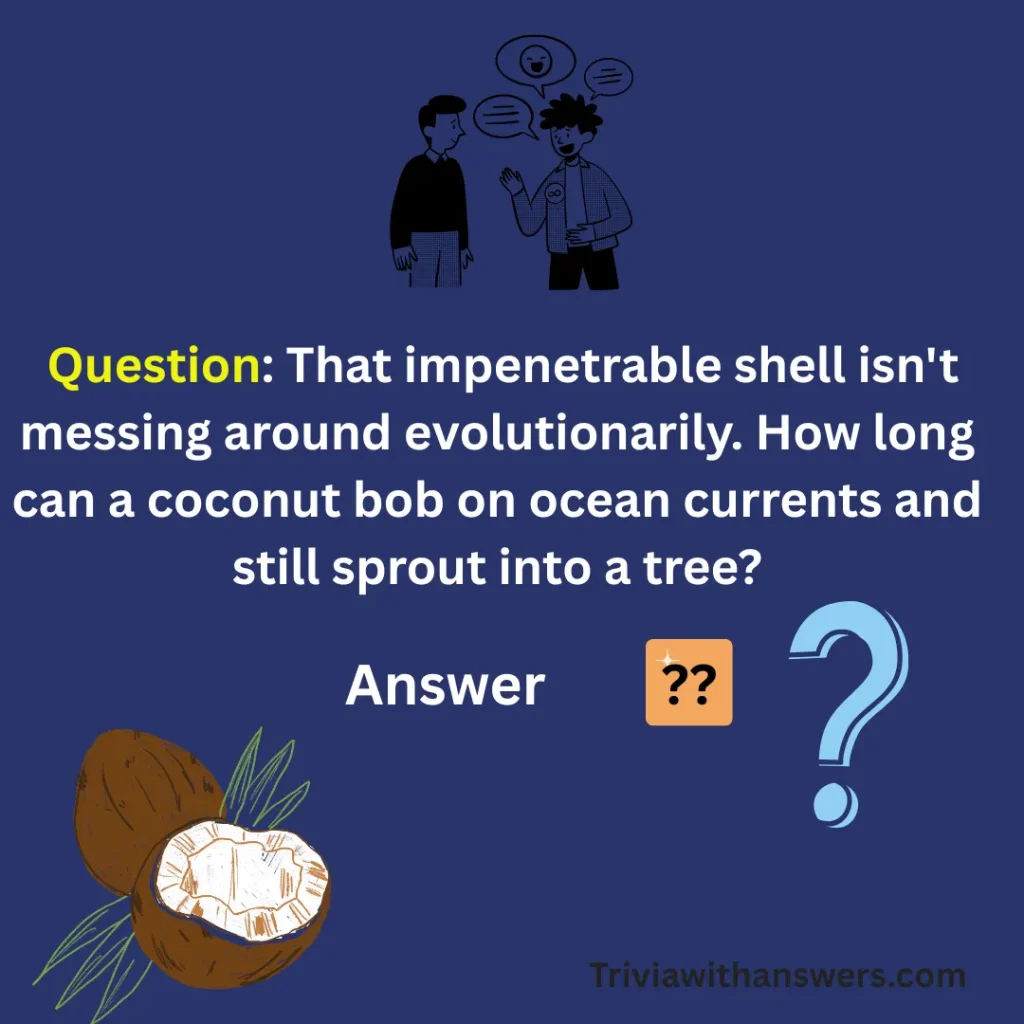 "Coconut Trivia Questions and Answers"