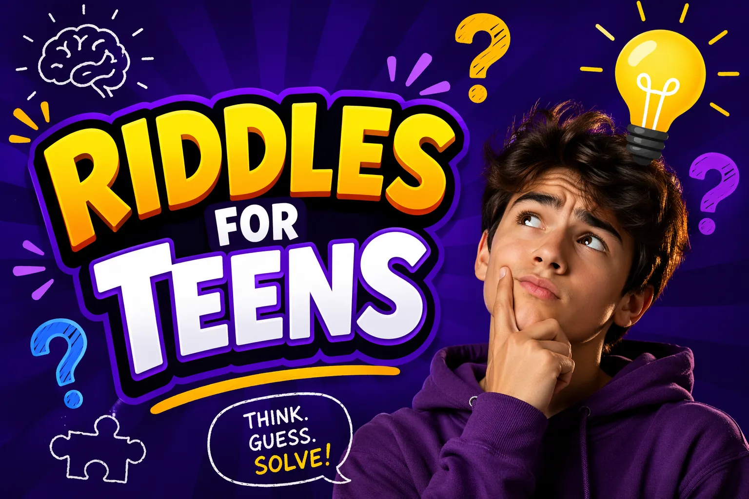 75+ Fun and Tricky Riddles for Teens With Answers 2026