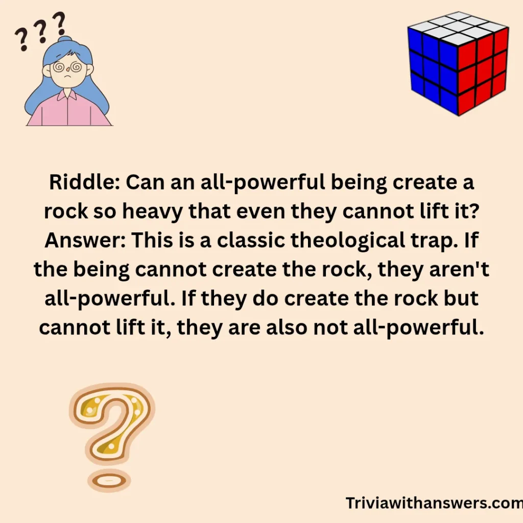 "Impossible Riddles With No Answers"