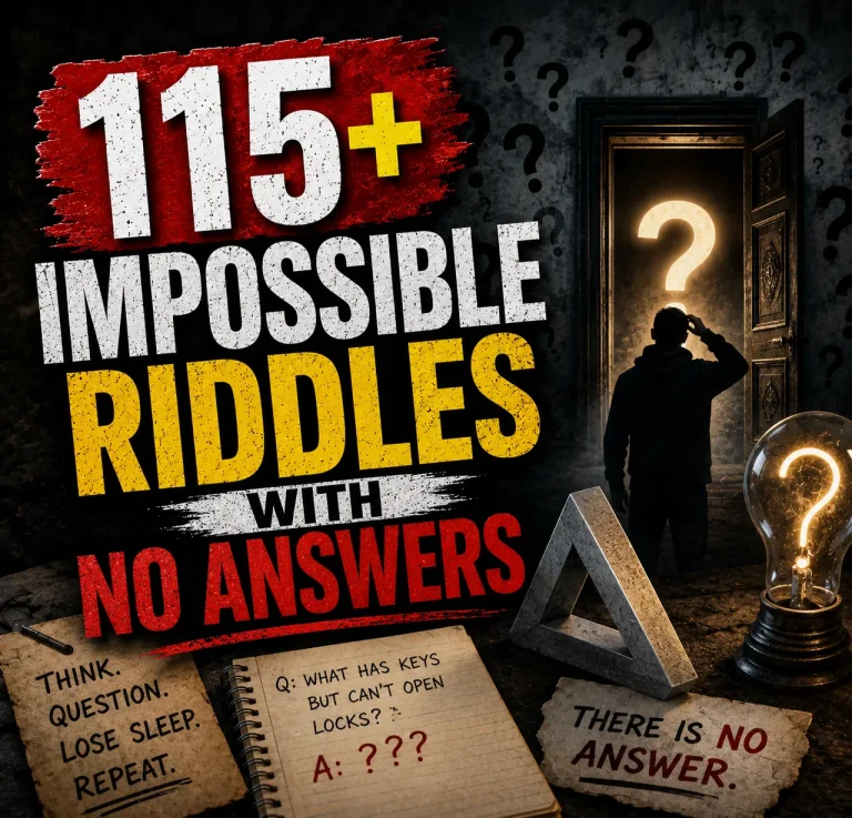 200 Impossible Riddles Trivia Questions - Trivia With Answers β Free Trivia Questions, Quizzes ...