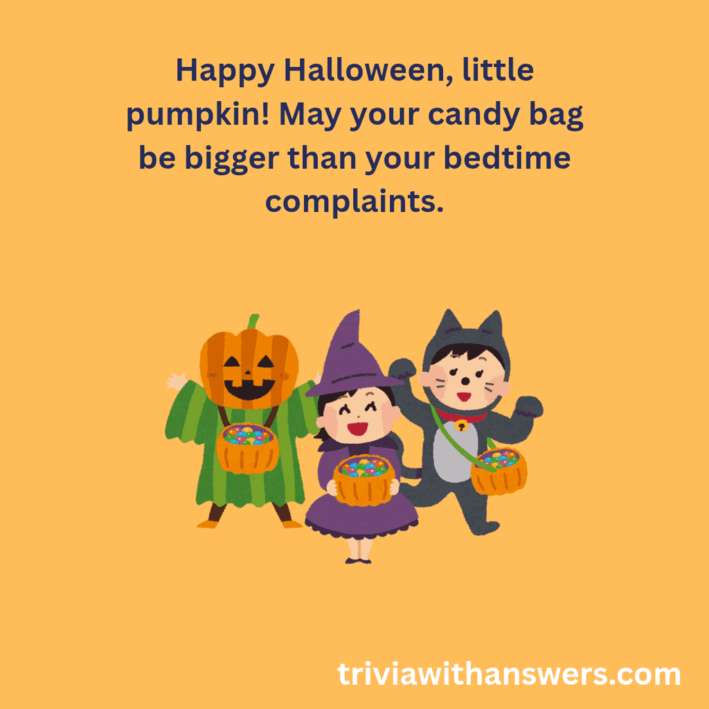 "Funny Halloween Messages for Kids"