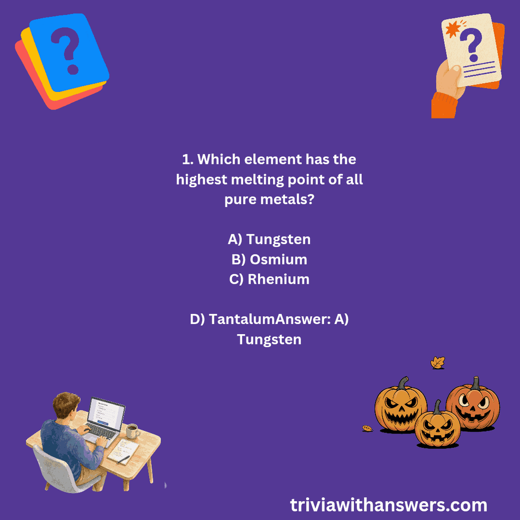 "Extremely Difficult Trivia Questions And Answers"