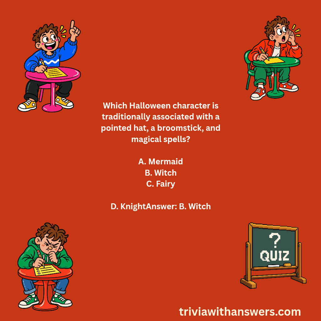 "Halloween Character Quiz Questions"
