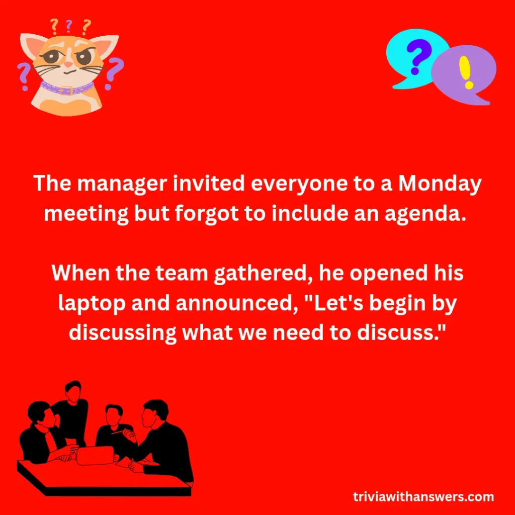 "Funny Monday Jokes for Work"