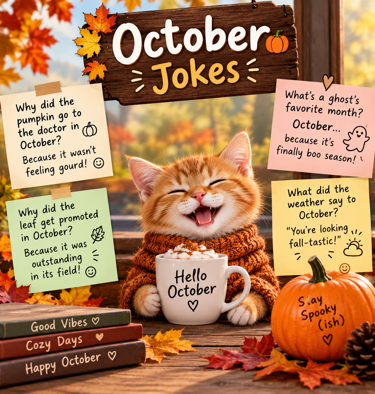 127+ Funny October Jokes for Work to Brighten Your Office (2026)