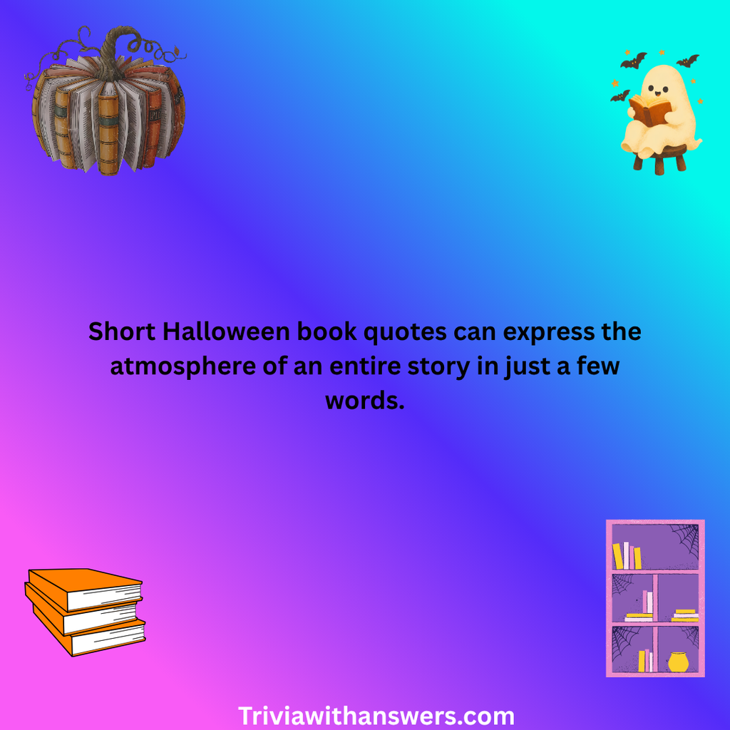 " Halloween Book Quotes"