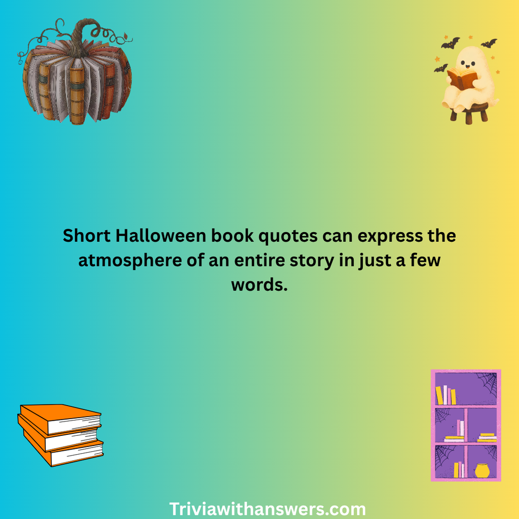 " Halloween Book Quotes"