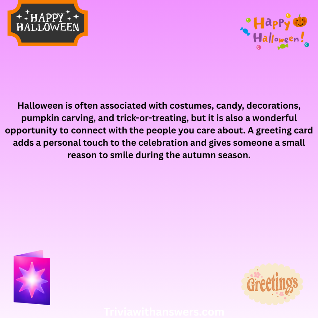 "Halloween Greeting Card Messages"