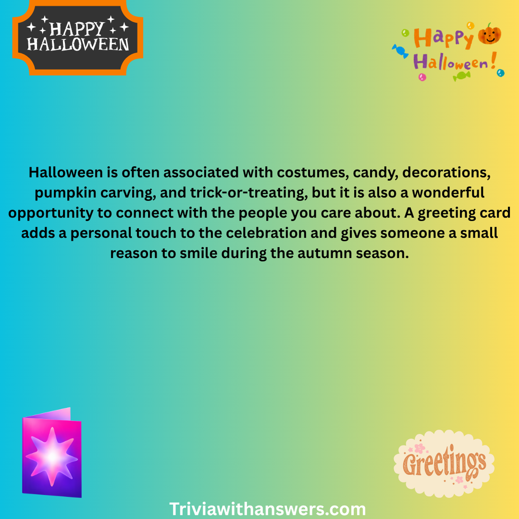 "Halloween Greeting Card Messages"