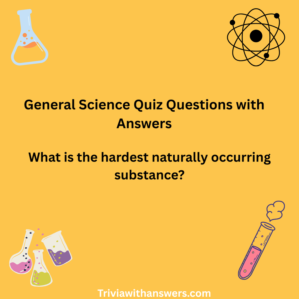 "Science Trivia Questions and Answers"