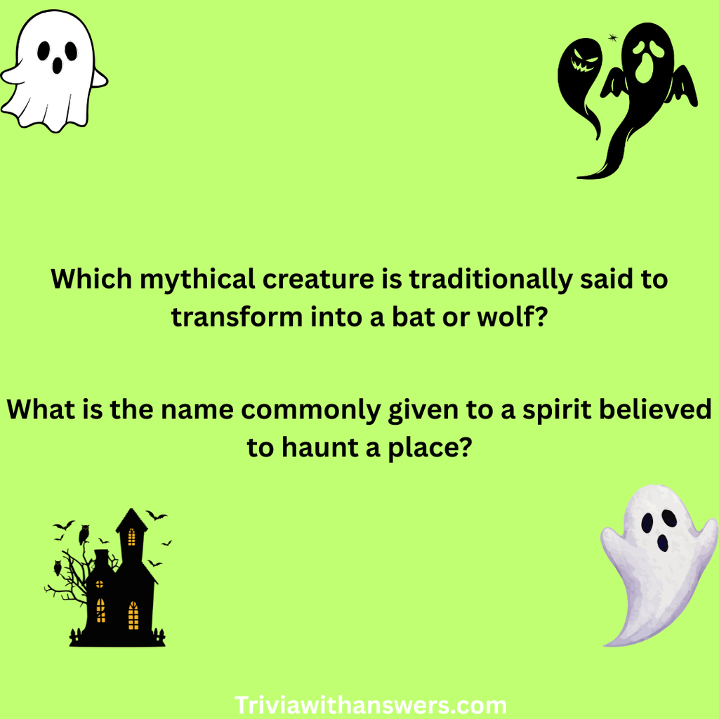 "Spooky Trivia Questions and Answers"