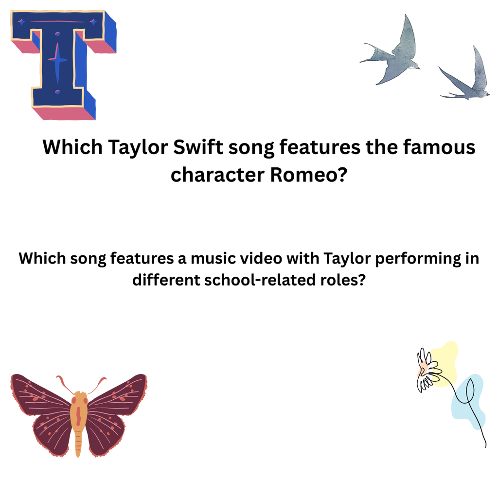 "Taylor Swift Quiz Questions With Answers"