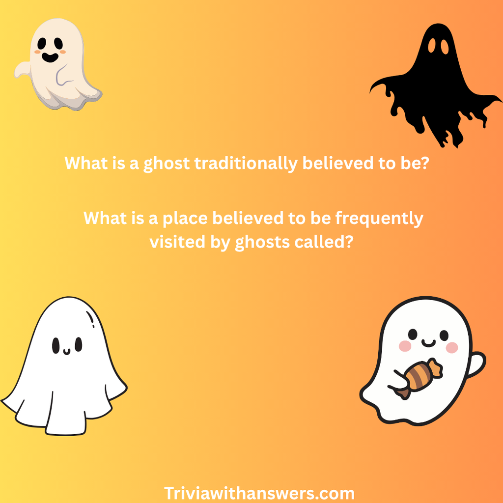 " Spooky Ghost Quiz Questions and Answers "