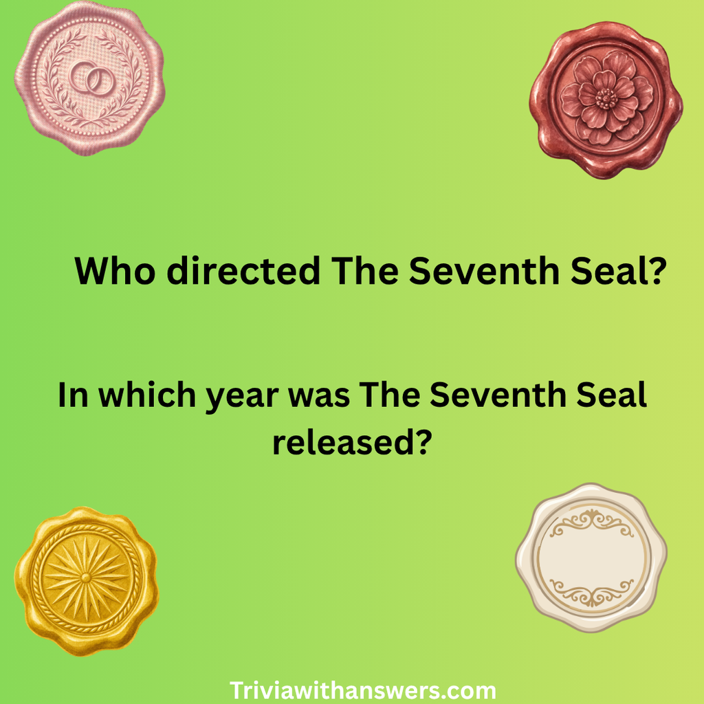 "The Seventh Seal Quiz Questions With Answers "