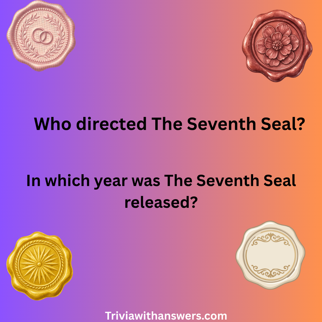 "The Seventh Seal Quiz Questions With Answers "