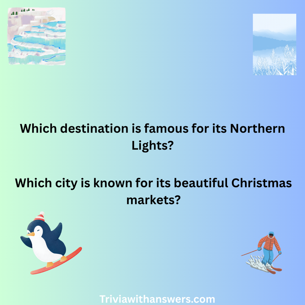 "Winter Destinations Quiz"