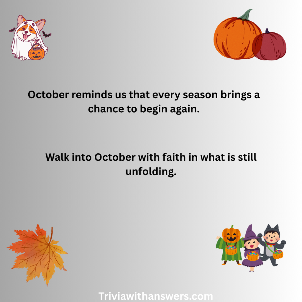 "October Quotes"