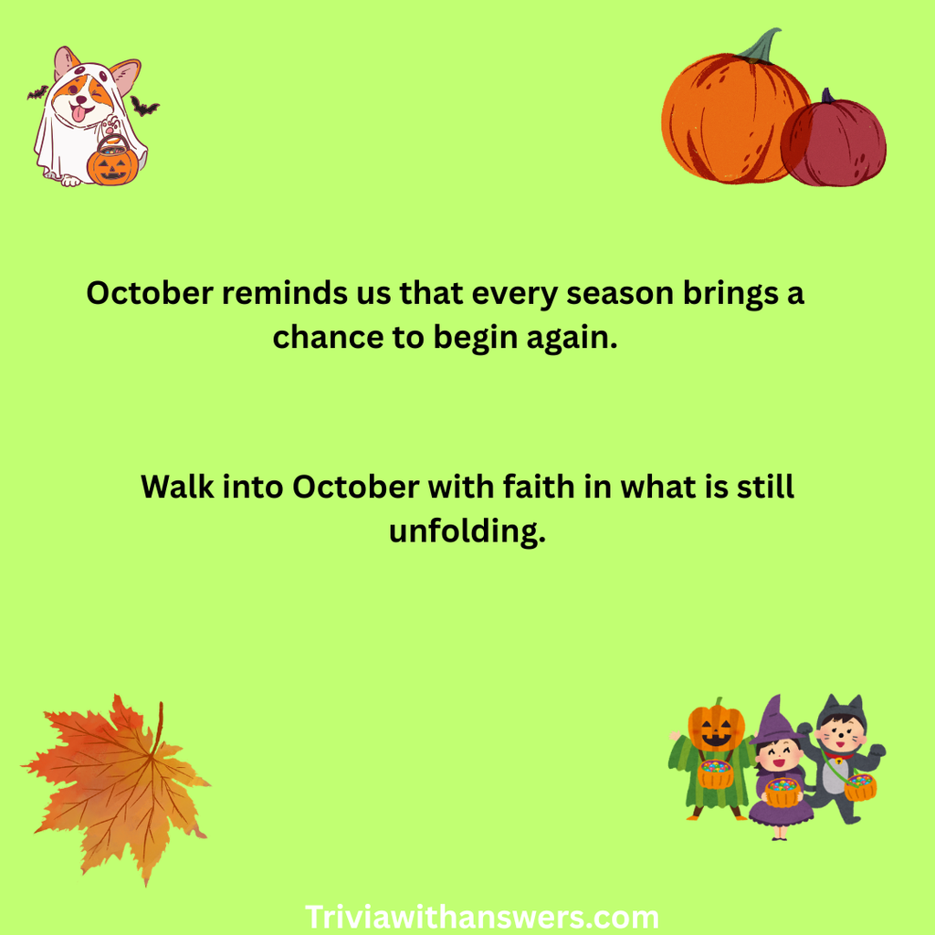 "Inspirational October Quotes"