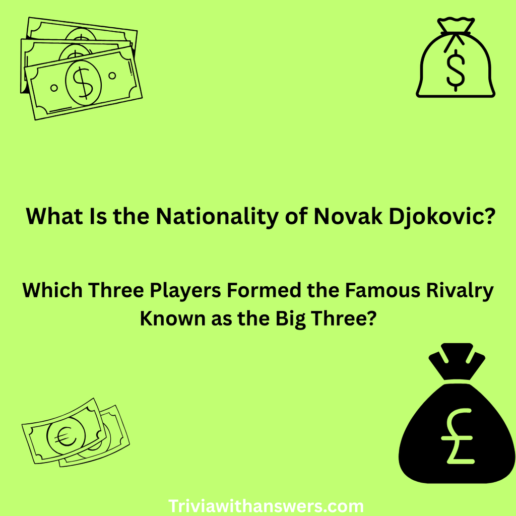 "Novak Djokovic Quiz Questions "