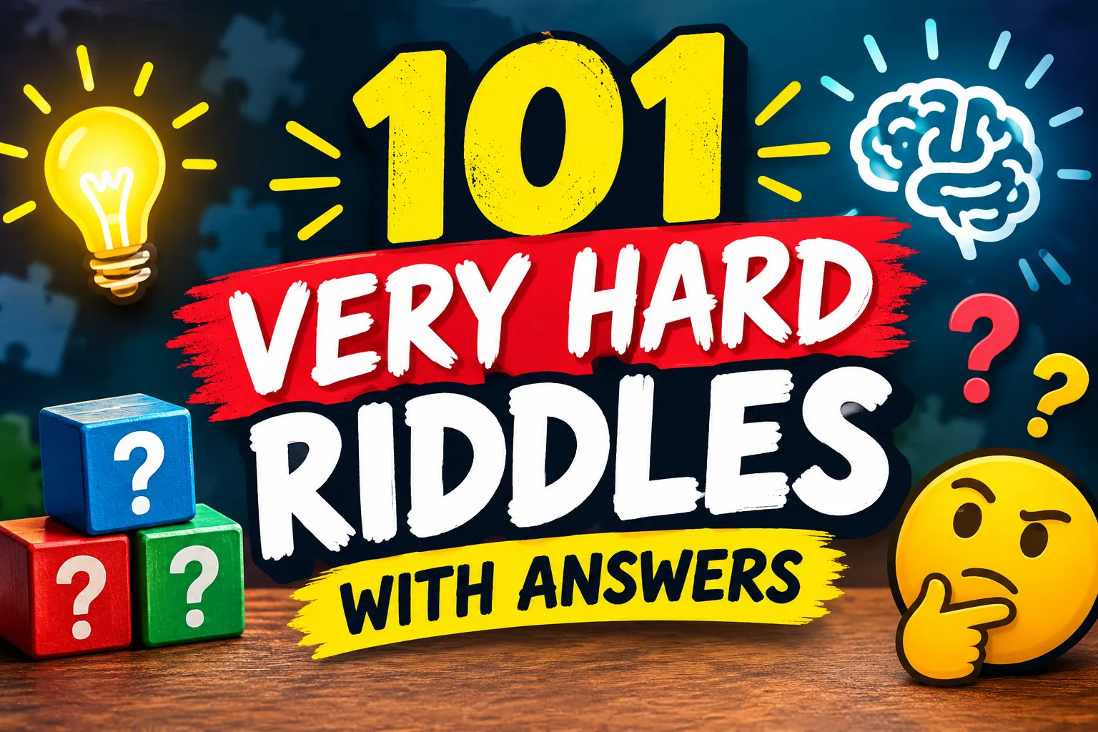 101 Very Hard Riddles With Answers to Challenge Your Brain (2026)
